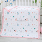 Muslin 6 layer Receiving Blanket - Tulip