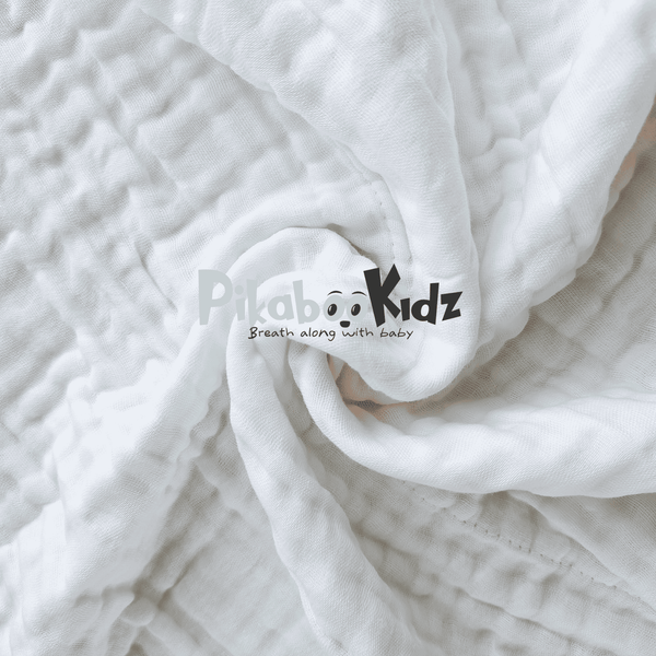 Muslin 6 layer Receiving Blanket - blue car - alt view