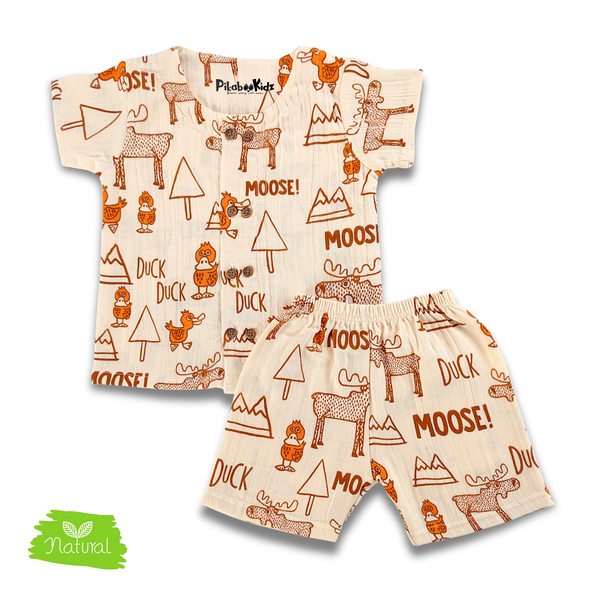 Muslin Co-ord Set - Cream