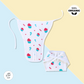Button Jabla & Nappy set – Cup cakes