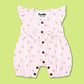 Muslin Rompers - Hearts