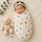 Premium Muslin Swaddle – Hearts