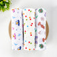 Combo of 3 Muslin Swaddles (Car, Heart, Elephant)