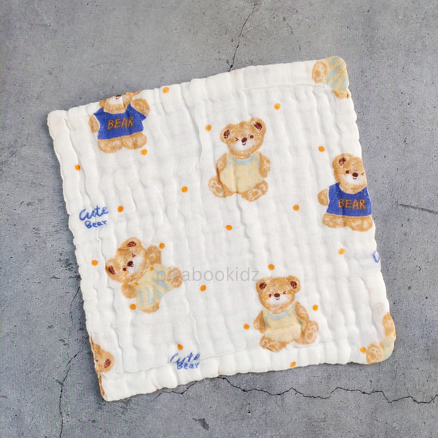 6 layer Muslin Washcloth Combo of Any 5 (Assorted)