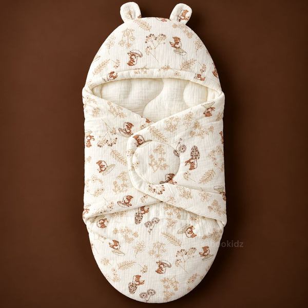 Muslin Baby Sleep Nest - Pikabookidz