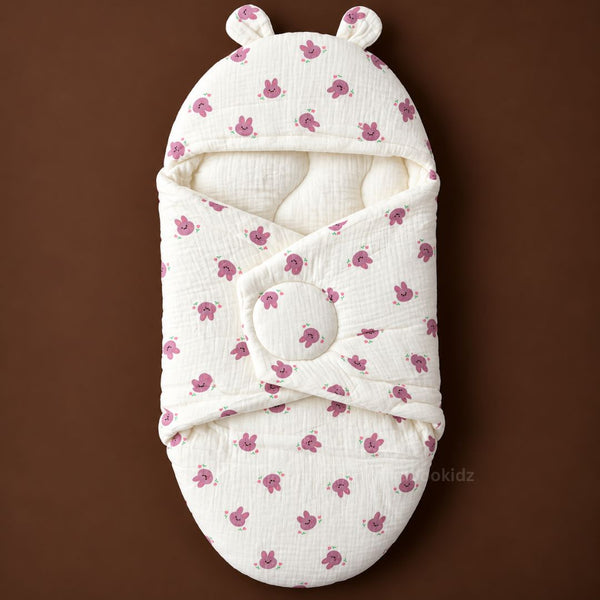 Muslin Baby Sleep Nest - Pikabookidz