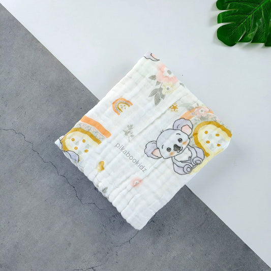 Muslin Crinkled 6layer Bath towel 50*100 cms – Koala