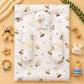 Muslin bed with Bolsters and pillow