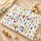 Muslin bed with Bolsters and pillow Cars