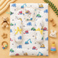 Muslin bed with Bolsters and pillow