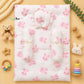 Muslin bed with Bolsters and pillow