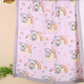 Muslin 6 layer Receiving Blanket Colors - Purple Koala
