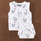 Button Jabla & Nappy set – Baby Elephants