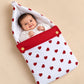 Muslin Baby Carry Nest Heart print | Newborn Baby Bed