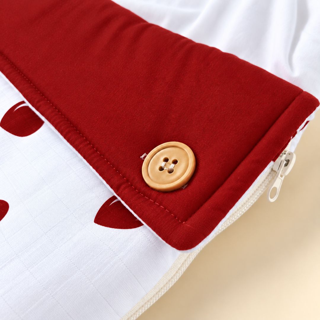 Muslin Baby Carry Nest Heart print | Newborn Baby Bed
