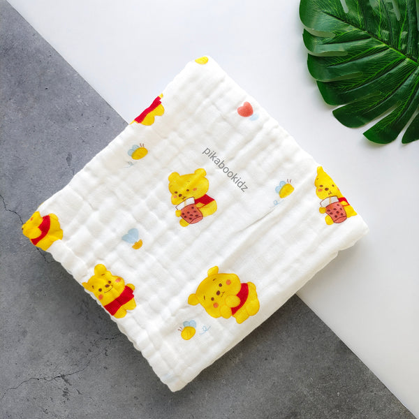 Muslin Crinkled 6layer Bath towel 50*100 cms – Toys Story