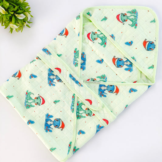 Muslin Hooded Wrapper / Blanket Colors – Cute Dino