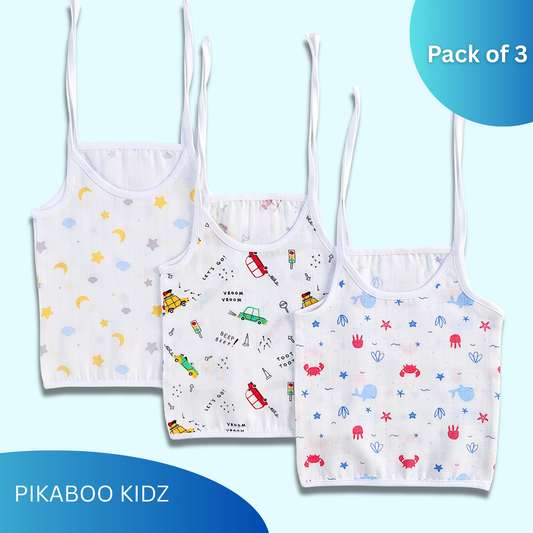 Muslin Knot Jabla Combo of 3 – 0-3M Set1