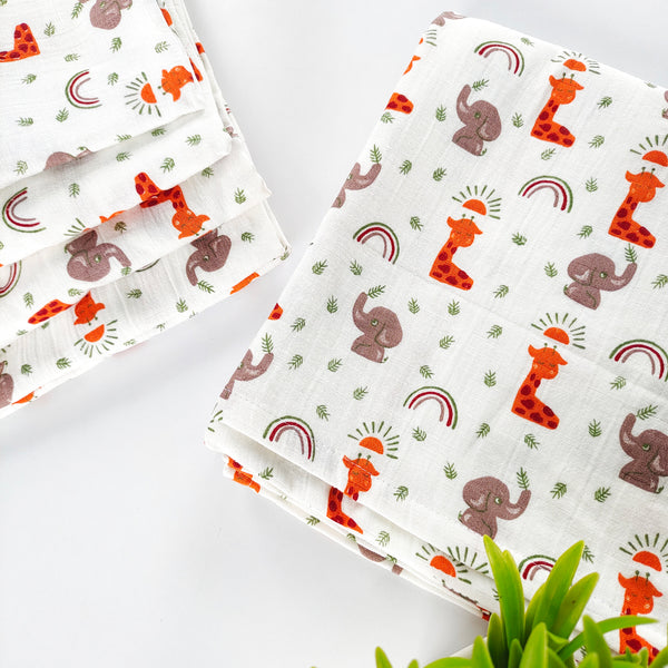 Muslin Swaddle – Rainbows