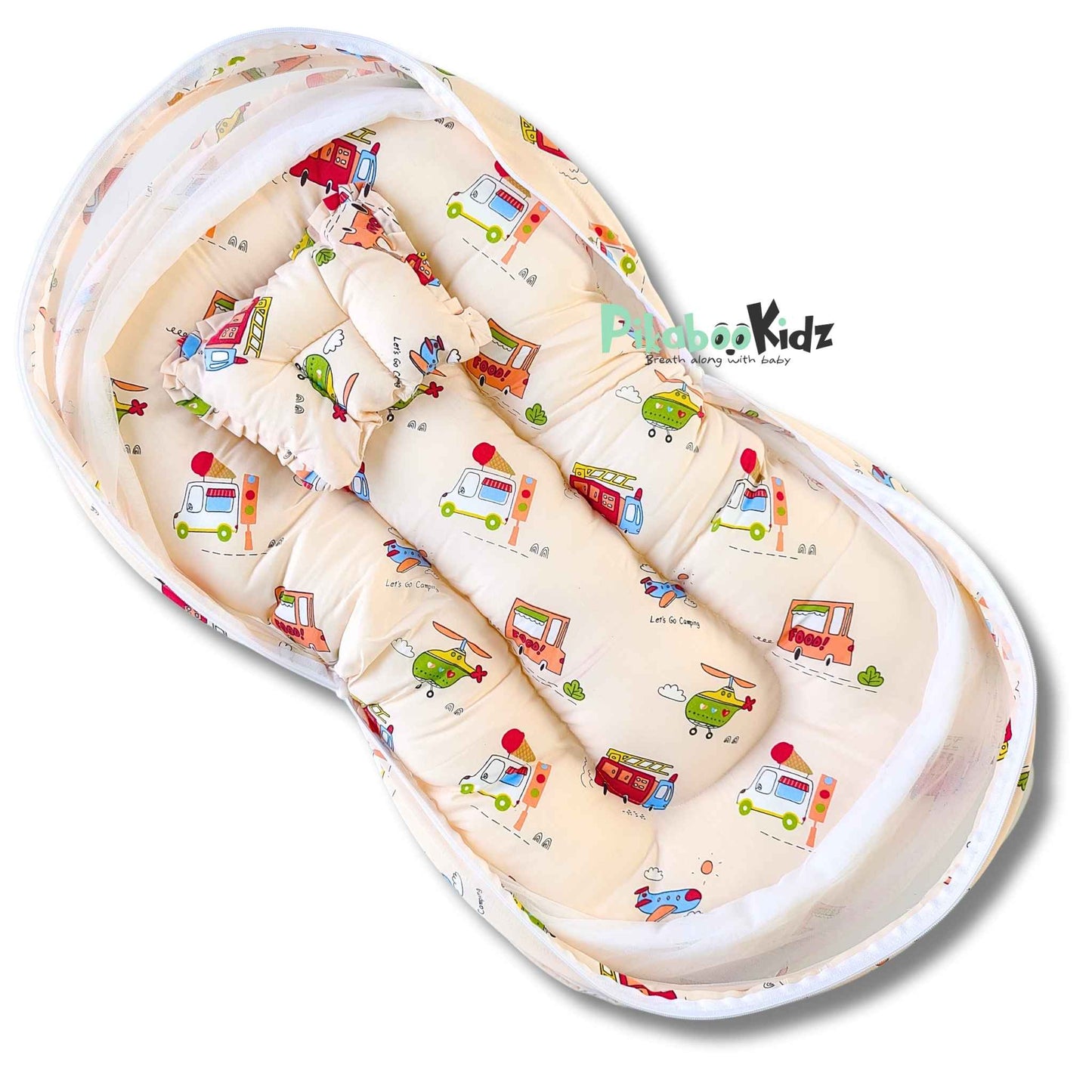 Baby Net BED – Vehicles orange