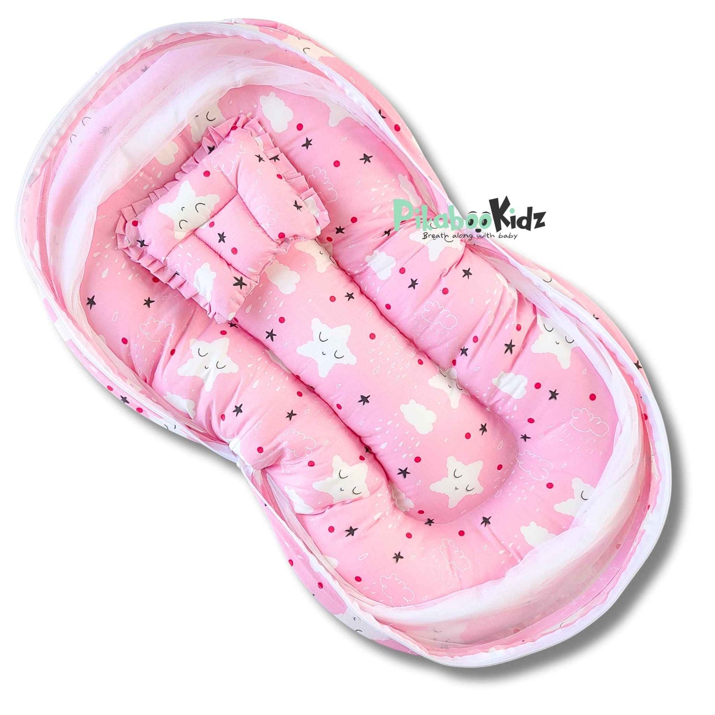 Baby Net BED – Pink Rainbows