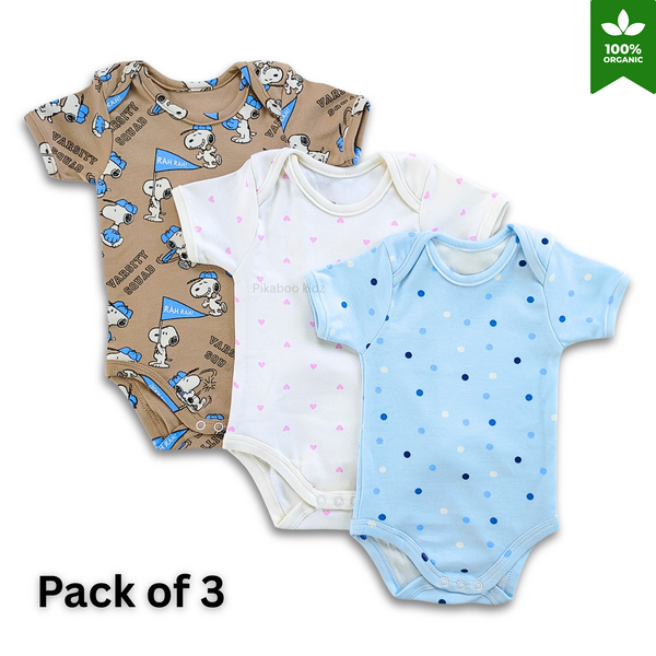 Onesies – 0-3M COMBO 3 (Blue, Hearts, Scooby)
