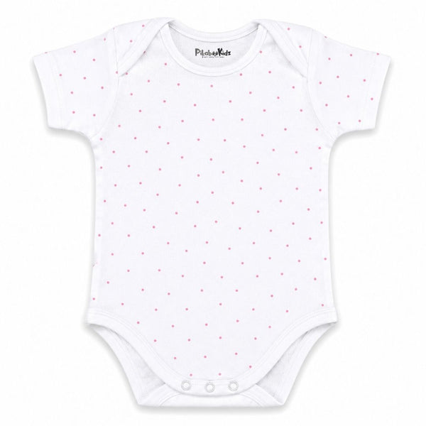 Onesies 3-6 M – pink dots