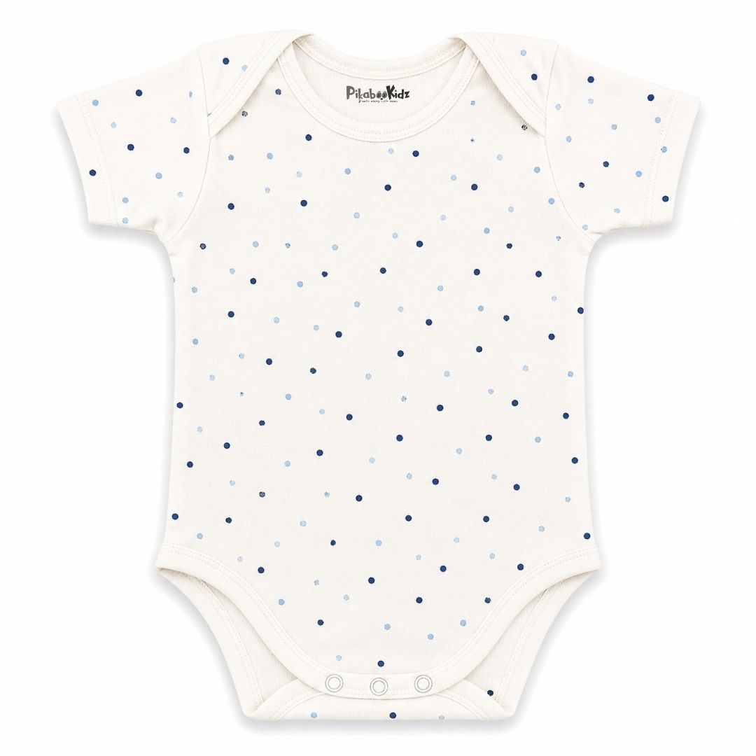 Onesies 3-6 M – blue dots