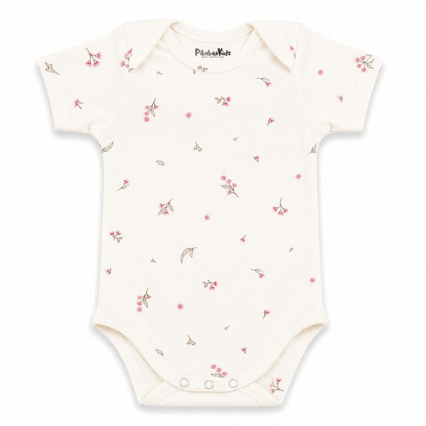 Onesies 3-6 M – pink floral