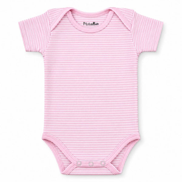 Onesies 3-6 M –  Pink stripes