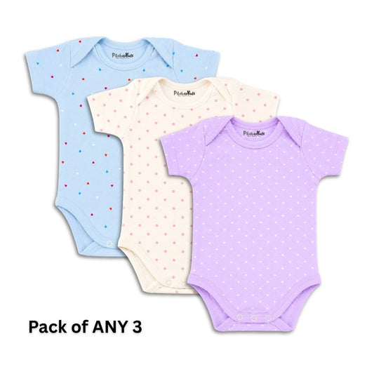 Onesies – 6-12M COMBO ( any 3 assorted designs )