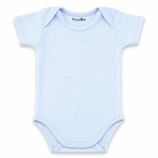 Onesies 3-6 M – blue stripes
