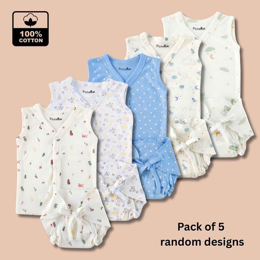 Organic Cotton Jabla Nappy set (Any5) Combo NB to 3M