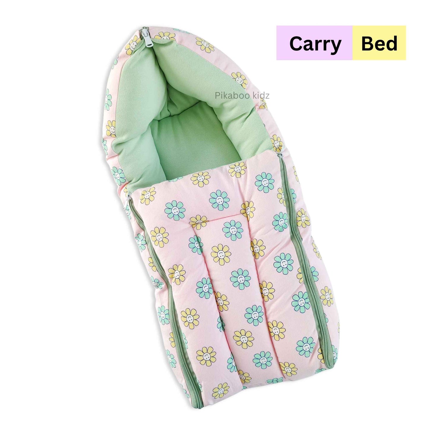 Cotton Carry Bed – Flowers