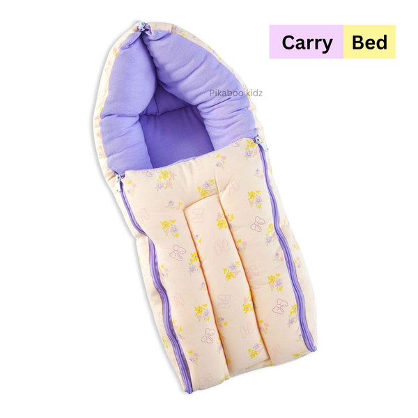 Cotton Carry Bed – Lavender Boe Tie