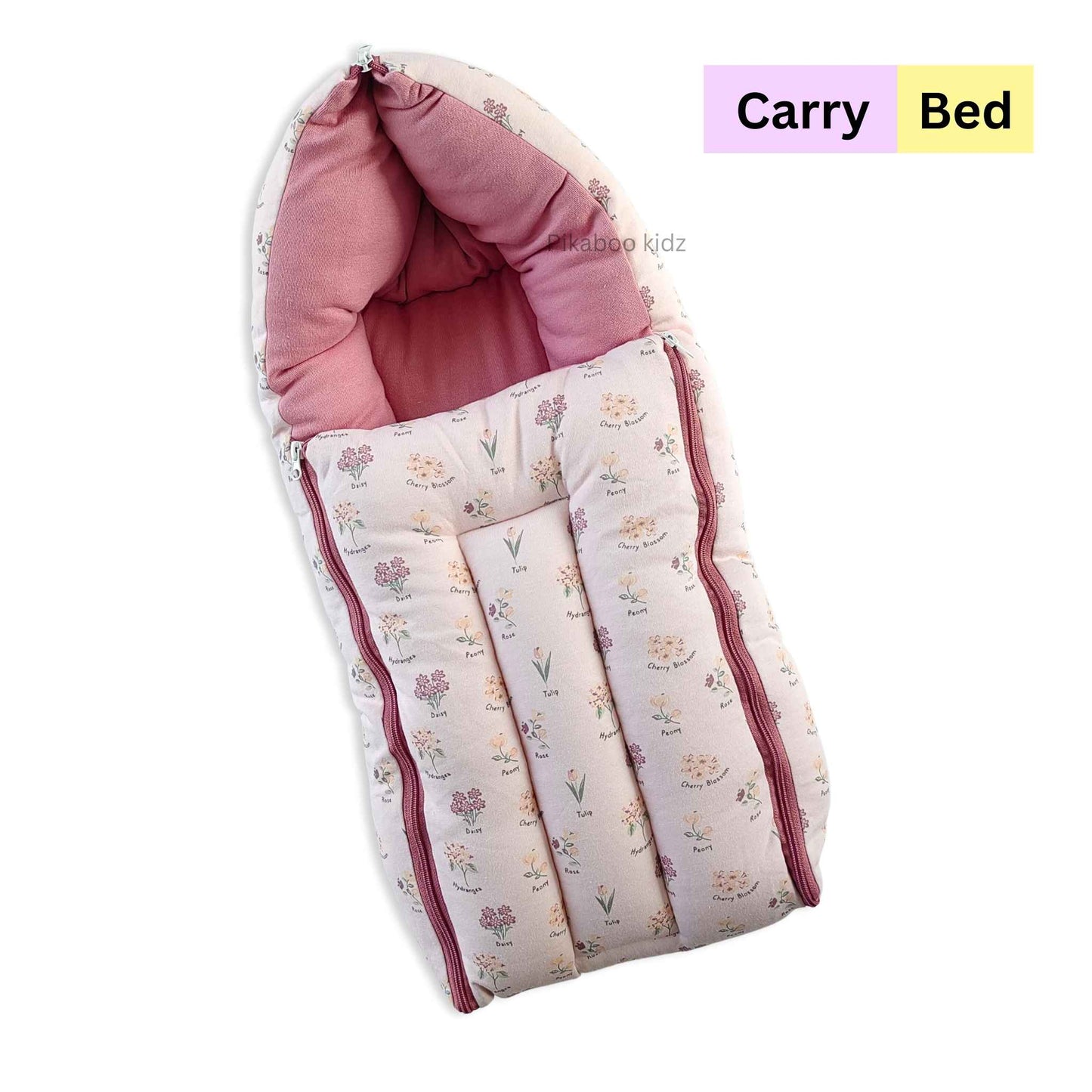Cotton Carry Bed – Flowers