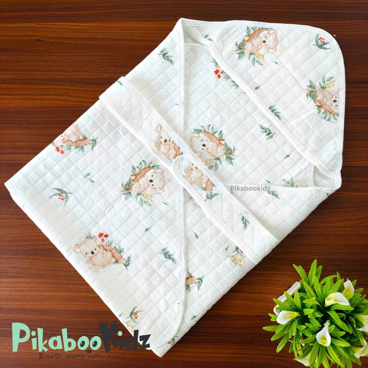 Muslin Hooded Wrapper / Blanket – Koala