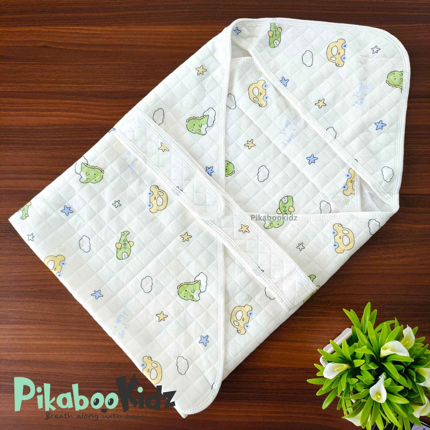 Muslin Hooded Wrapper / Blanket – Stars