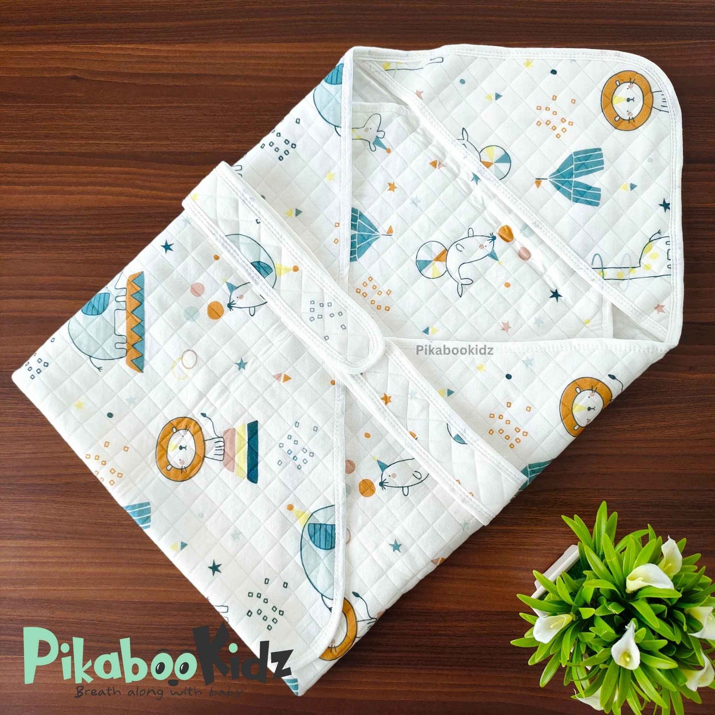 Muslin Hooded Wrapper / Blanket – Fun Circus