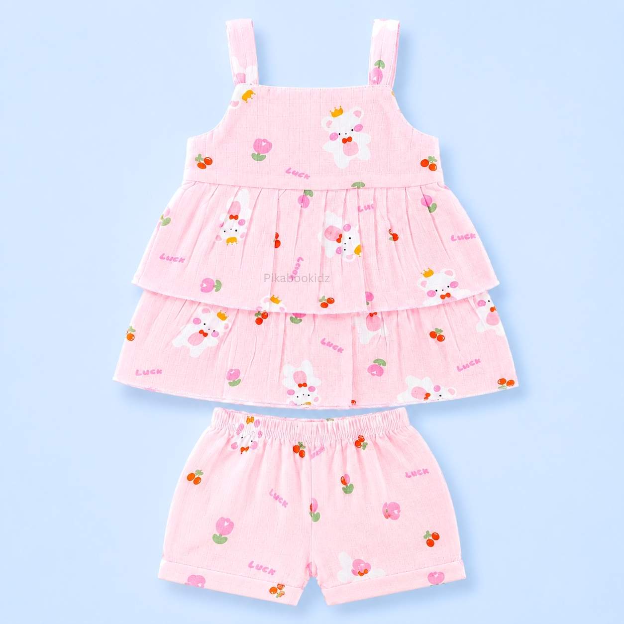 Muslin babygirl coords - Lucky pink