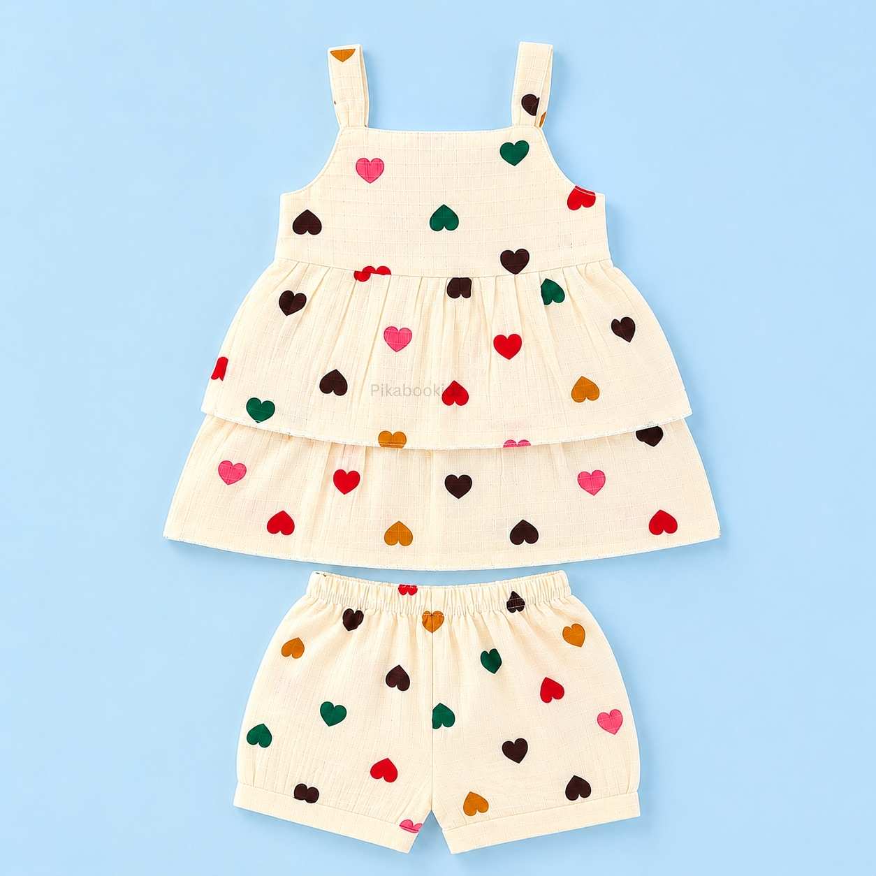Muslin babygirl coords - Hearts