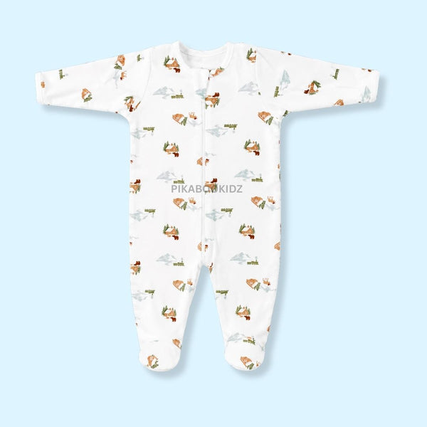 Footed Rompers 6-12M - House
