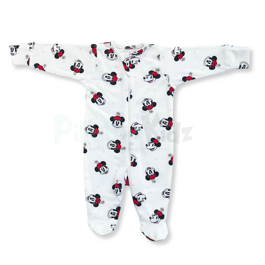Footed Rompers - Mickey