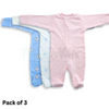 Full Footed Zipper Rompers - 3 Combo (4)