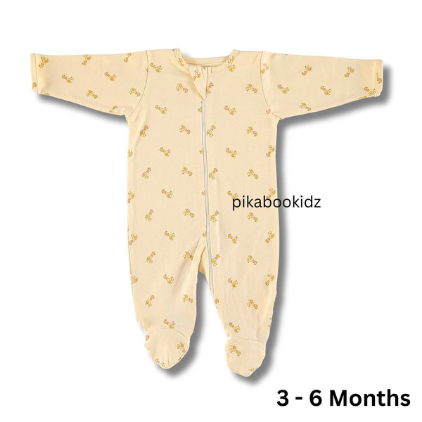Footed Rompers 3-6M - Ducks