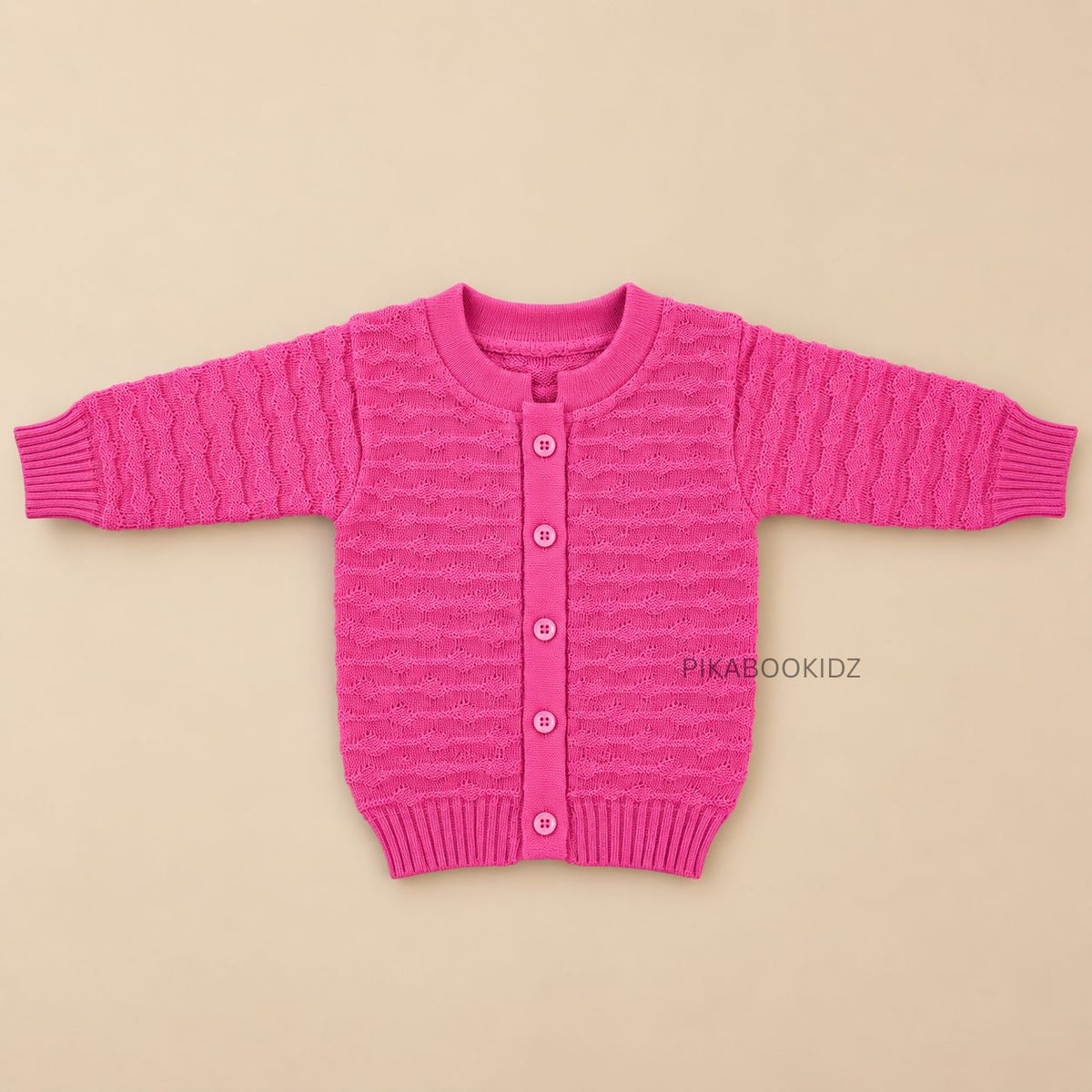 Baby Woolen Sweater | Soft Knitted Full Sleeve Cardigan