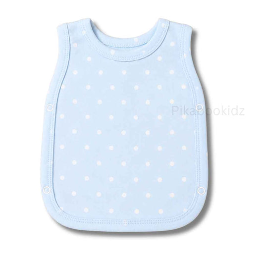 Cotton Side Button Jabla - Blue stars