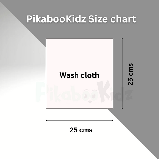 6 layer Muslin Washcloth Combo of Any 5 (Assorted)
