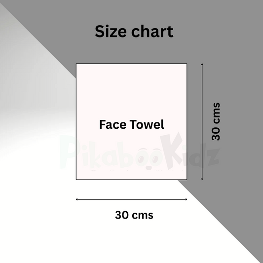 Muslin Face towels Pack of 5 Combo 30*30 CM (Assorted)