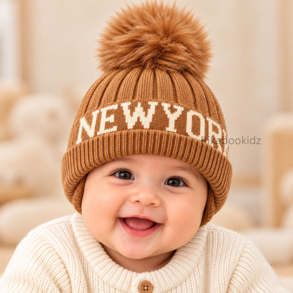 Woollen Baby Cap | Pikaboo Kidz - alt view